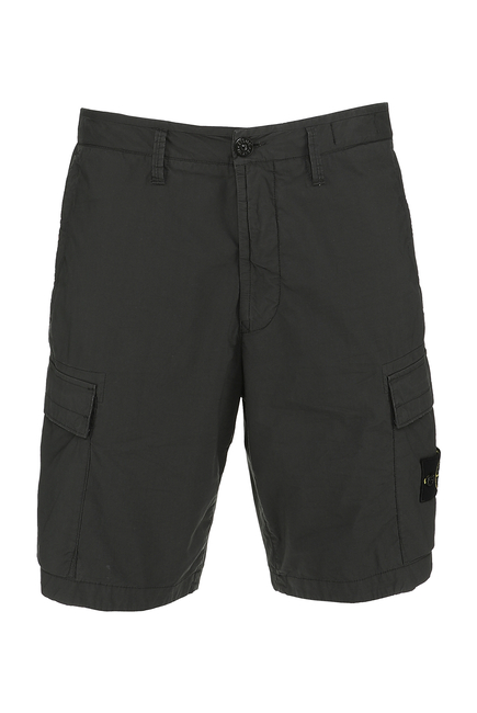 L0403 Stretch Cotton Tela 'Paracadute' Garment Dyed Shorts